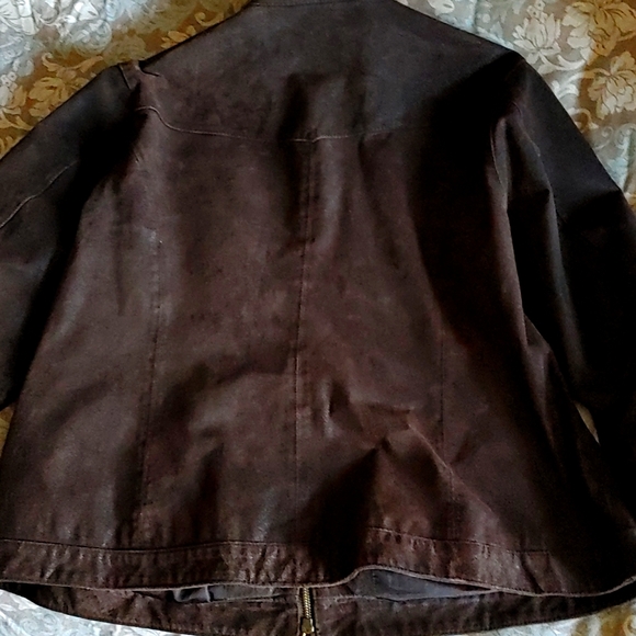 Genuine leather coat like NEW extra large stylish look - Picture 5 of 8
